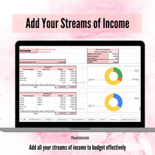 Load image into Gallery viewer, The ULTIMATE Personal Accounting Spreadsheet (Budgeting)