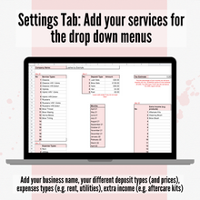 Load image into Gallery viewer, The ULTIMATE 2024/25 Bookkeeping Spreadsheet for Beauty Service Providers