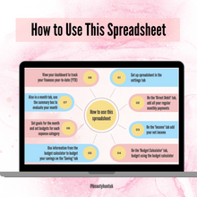 Load image into Gallery viewer, The ULTIMATE Personal Accounting Spreadsheet (Budgeting)
