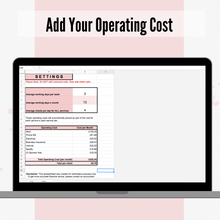 Load image into Gallery viewer, The Pricing & Goal Setting Automated Spreadsheet