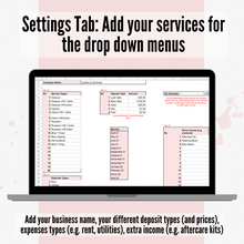 Load image into Gallery viewer, The ULTIMATE 2024/25 Bookkeeping Spreadsheet for Beauty Service Providers
