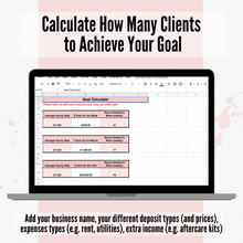 Load image into Gallery viewer, The Pricing &amp; Goal Setting Automated Spreadsheet
